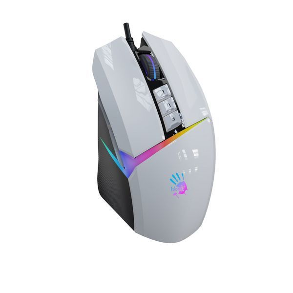 Мышь игровая A4Tech W60 Max Bloody, цвет белый+черный, активированное ПО Bloody W60 Max Bloody (Panda White) 1604867 фото