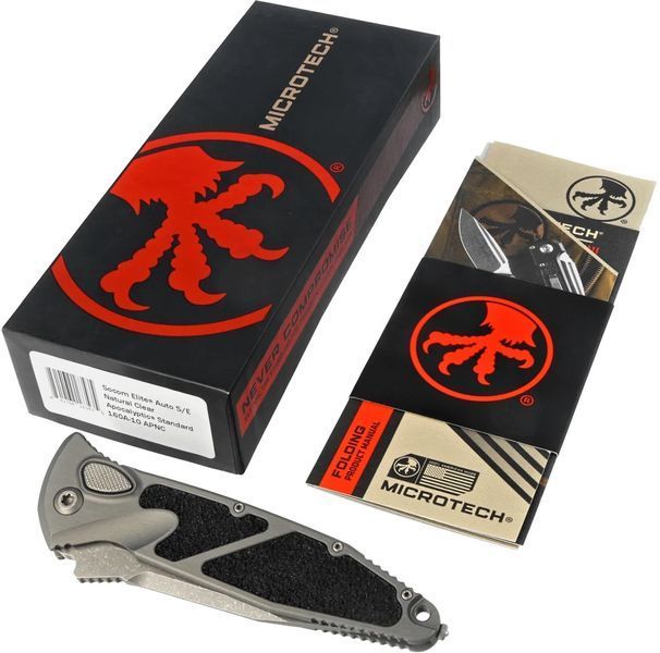 Нож Microtech Socom Elite Auto Clip Point S/E-M Apocalyptic Natural Clear 160A-10APNC 14090723 фото