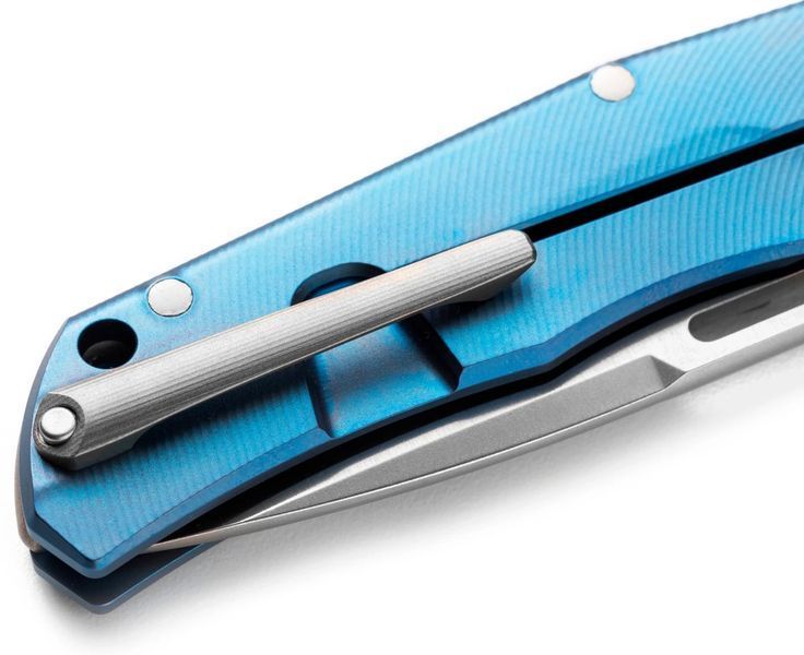 Ніж Lionsteel Q4ttro Titanium Blue Q4 BL 392172 фото