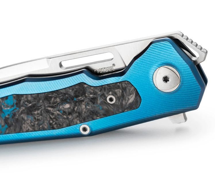 Ніж Lionsteel Q4ttro Titanium Blue Q4 BL 392172 фото