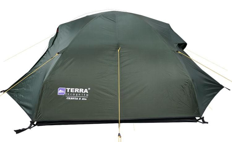 Палатка Terra Incognita Cresta 2 Alu (Алюминиевый каркас) Зеленая 11226724 фото