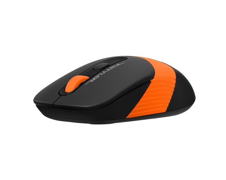 Миша бездротова A4Tech Fstyler FG10S (Orange), безшумна, USB, колір чорний+помаранчевий FG10S (Orange) 1604567 фото