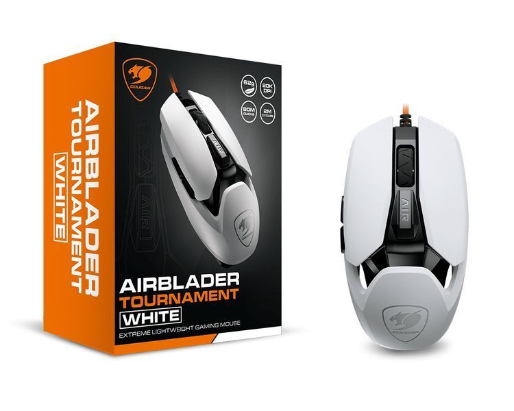 Мышь компьютерная игровая Cougar AirBlader Tournament (White), USB AirBlader Tournament (White) 1605766 фото