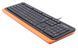 Клавіатура A4Tech Fstyler FKS10 (Grey), USB, колір чорний+ помаранчевий FKS10 (Orange) 1605229 фото 3