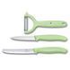 Набір Victorinox Swiss Classic Trend Colors Paring Knife Set with Tomato and Kiwi Peeler Світло-зелений (6.7116.33L42) V77551948 фото 1