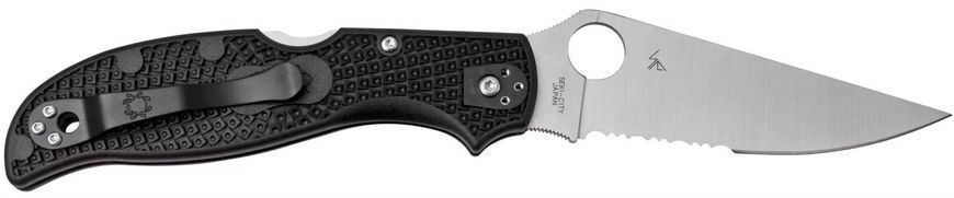 Ніж Spyderco Stretch 2 XL FRN Напівсеррейтор C258PSBK 871528 фото