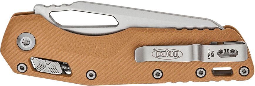 Ніж Microtech MSI Stonewashed PS G-10 Tan Напівсеррейтор 210-11FLGTTA 14090606 фото