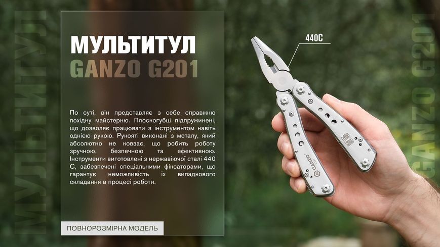 Мультитул Multi Tool Ganzo G201 39786 фото