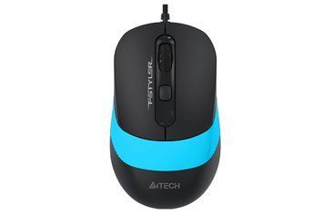 Миша A4Tech Fstyler FM10 (Blue), USB, колір чорний+блакитний FM10 (Blue) 1604043 фото