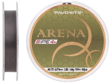 Шнур Favorite Arena PE 100m (silver gray) #0.175/0.071mm 3.5lb/1.4kg 16931092 фото