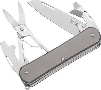 Ніж багатофункціональний Fox Vulpis Titanium Gray. 4 інструменти FX-VP130-F4 TI 17530715 фото