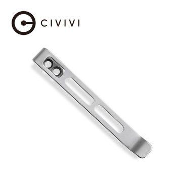 Кліпса кишенькова сталева Civivi без гвинтів CA-06B-V1 100002201 фото