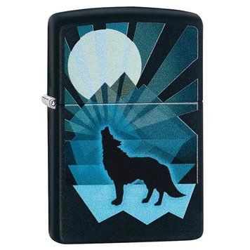 Зажигалка Zippo Wolf And Moon Design 29864 V77550573 фото