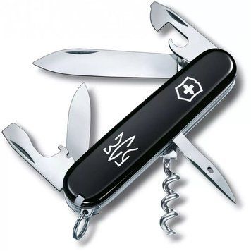 Швейцарський ніж Victorinox Spartan Ukraine 91 мм 12 функцій Тризуб ЗСУ (1.3603.3_T0390u) V77553018 фото