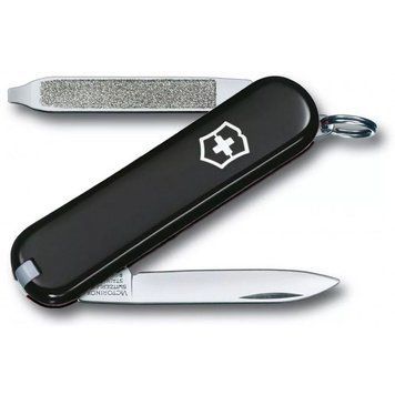 Швейцарський ніж Victorinox Escort 58 мм 6 функцій Чорний (0.6123.3) V77552773 фото