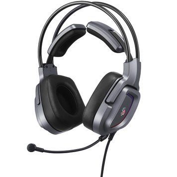Гарнитура игровая Bloody G575 Grey с подсветкой, USB G575 Bloody (Grey) 1605474 фото