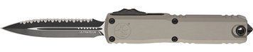 Ніж Microtech Ultratech Gen III ZBP Double Edge BB Serrated Natural Clear 1122-3NC 14090728 фото