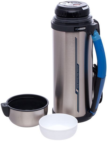 Термос ZOJIRUSHI SF-CC20XA 2 л (складана ручка +ремінець) сталевий 16780020 фото