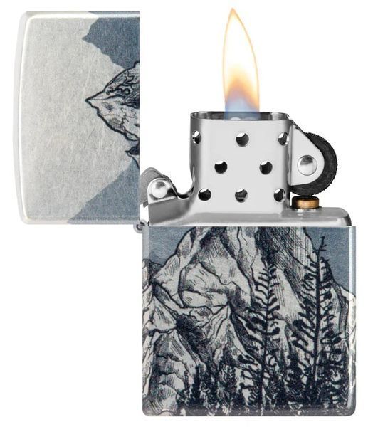 Запальничка Zippo 46280 Mountain Sketch Design ZP77890009 фото