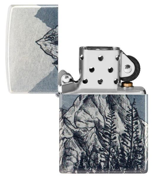 Запальничка Zippo 46280 Mountain Sketch Design ZP77890009 фото