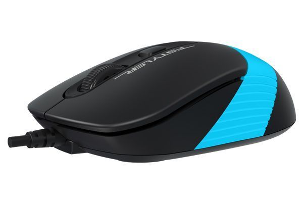 Мышь A4Tech Fstyler FM10 (Blue), USB, цвет черный+голубой FM10 (Blue) 1604043 фото