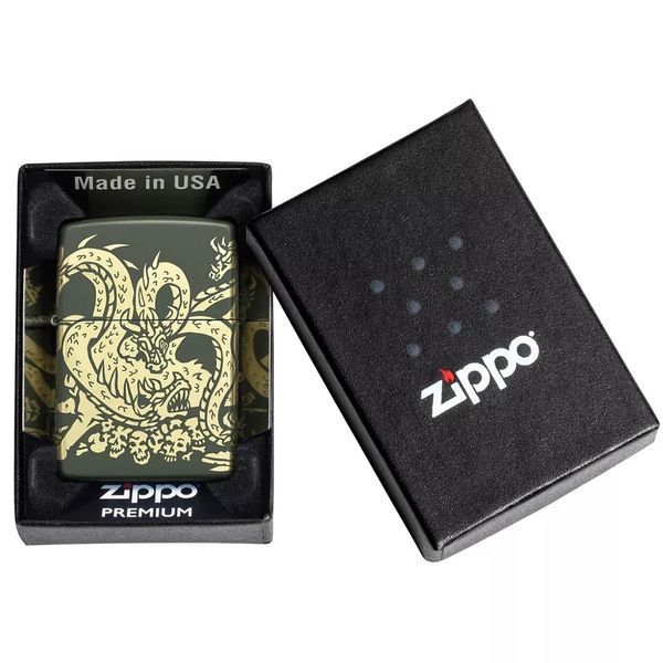 Бензинова запальничка Zippo 221 Dragon Design (48907) V77550063 фото