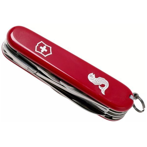 Швейцарський ніж Victorinox Angler Червоний (1.3653.72) V77553536 фото