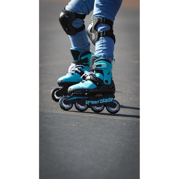 Rollerblade роликові ковзани Microblade aqua-black 36.5-40 29282 фото