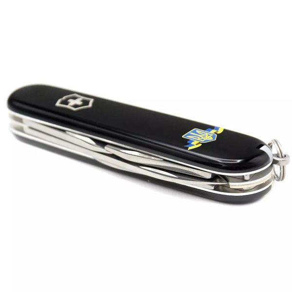Швейцарський ніж Victorinox Spartan Ukraine 91 мм 12 функцій Тризуб ЗСУ (1.3603.3_T0390u) V77553018 фото