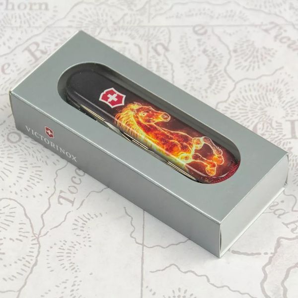 Швейцарский нож Victorinox Climber Zodiac Огненная лошадь Разноцветная глянцевая 1.3703_Z5210pk V77554184 фото