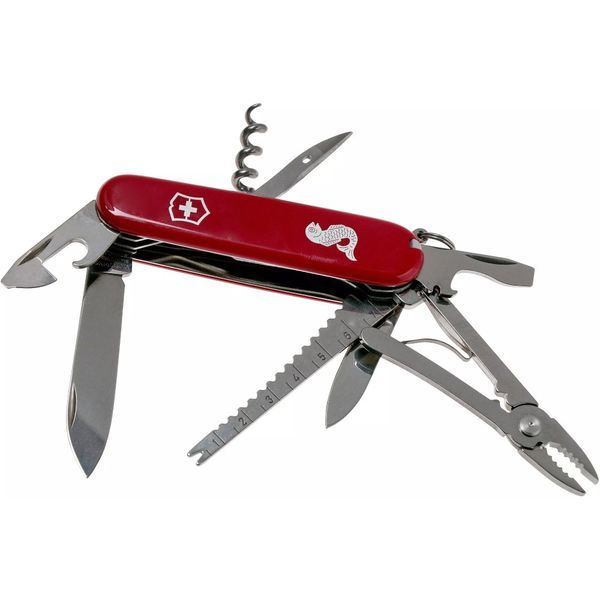 Швейцарський ніж Victorinox Angler Червоний (1.3653.72) V77553536 фото