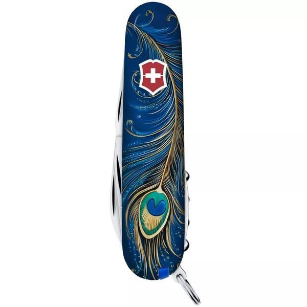 Швейцарський ніж Victorinox Spartan Ukraine 91 мм 13 функцій Чарівне перо Жар-Птиці (1.3603.3_T3150pw) V77552816 фото