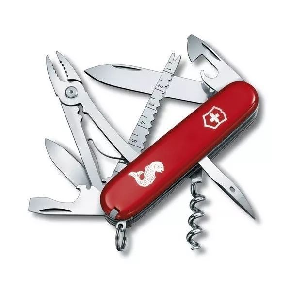 Швейцарський ніж Victorinox Angler Червоний (1.3653.72) V77553536 фото