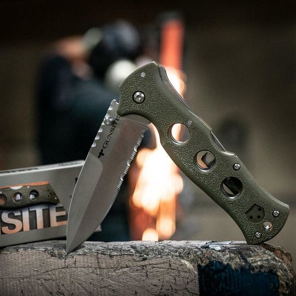 Нож Cold Steel Counter Point I Gunsite Зелёный CS-10ABV1 12601488 фото