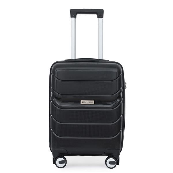 Чемодан Semi Line 20" (S) Black (T5618-1) DAS302317 фото