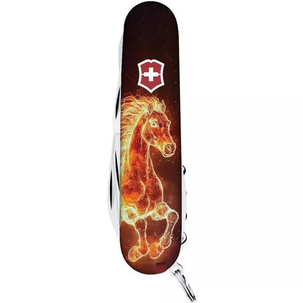 Швейцарский нож Victorinox Climber Zodiac Огненная лошадь Разноцветная глянцевая 1.3703_Z5210pk V77554184 фото