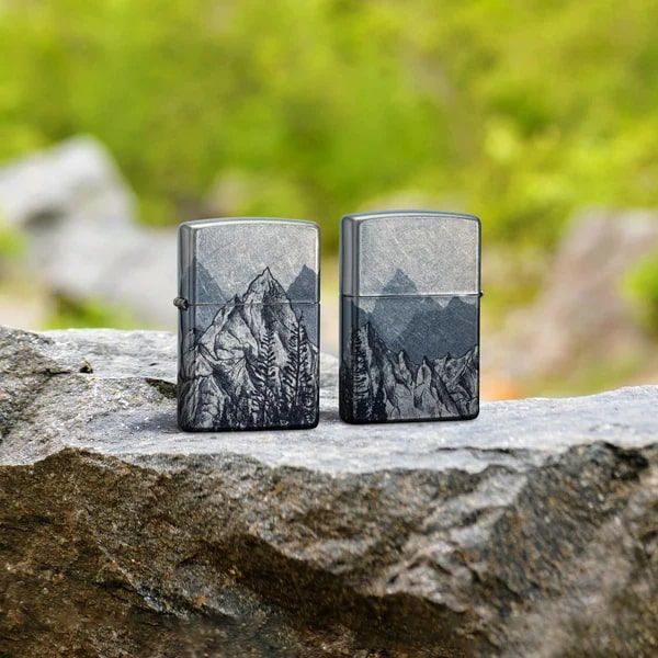 Запальничка Zippo 46280 Mountain Sketch Design ZP77890009 фото