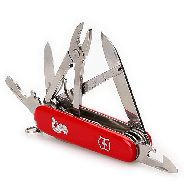 Швейцарський ніж Victorinox Angler Червоний (1.3653.72) V77553536 фото