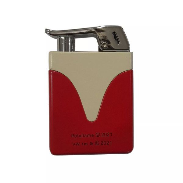 Газова запальничка п'єзо Licences VW Metal Lighter Tank Жовто-червона (40610129YERED) V77550591 фото