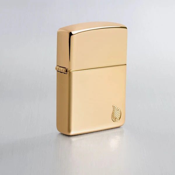 Запальничка Zippo Armor High Polish Brass Flame Design 46397 V77553985 фото