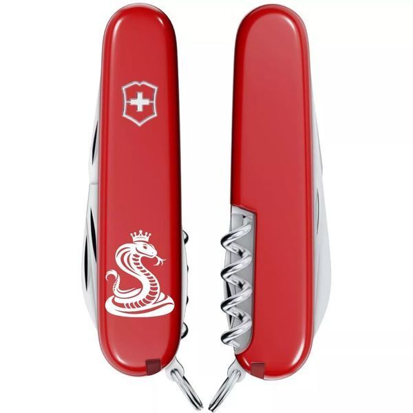 Швейцарский нож Victorinox Spartan Zodiac Кобра с короной 1.3603.Z4330u V77554168 фото