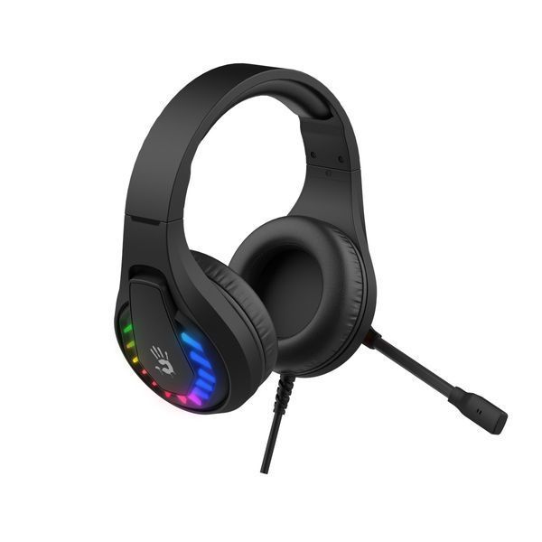 Гарнитура игровая Bloody G230p с LED подсветкой, черный цвет, USB+3.5 jack G230p Bloody (Black) 1605587 фото