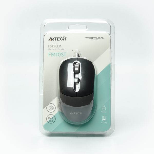 Миша A4Tech Fstyler FM10ST (Grey), USB, колір сірий FM10ST (Grey) 1606345 фото