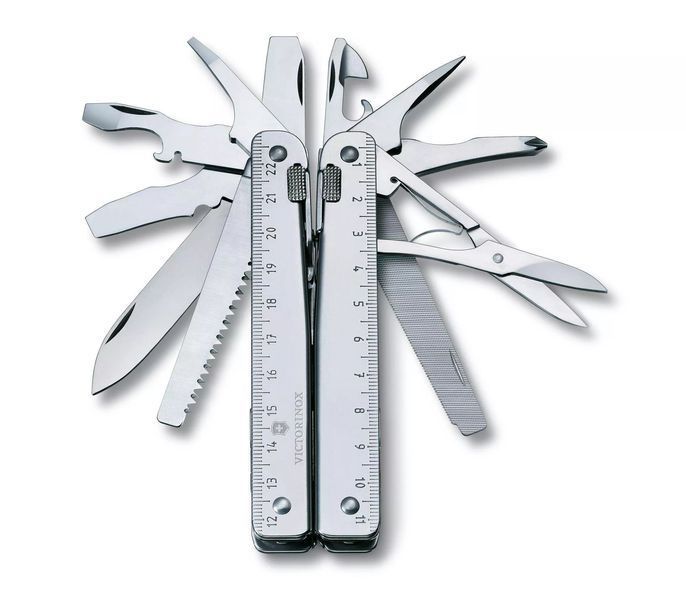Мультитул Victorinox SwissTool X Plus 6 слоев, 3с набором бит, Г-образным ключом и штопором, нейлоновый чехол 3.0338.N V77554241 фото