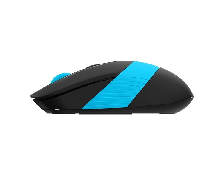 Миша бездротова A4Tech Fstyler FG10S (Blue), безшумна, USB, колір чорний+блакитний FG10S (Blue) 1604568 фото
