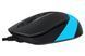 Мышь A4Tech Fstyler FM10 (Blue), USB, цвет черный+голубой FM10 (Blue) 1604043 фото 5