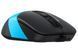 Мышь A4Tech Fstyler FM10 (Blue), USB, цвет черный+голубой FM10 (Blue) 1604043 фото 4