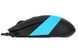 Мышь A4Tech Fstyler FM10 (Blue), USB, цвет черный+голубой FM10 (Blue) 1604043 фото 3