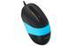 Мышь A4Tech Fstyler FM10 (Blue), USB, цвет черный+голубой FM10 (Blue) 1604043 фото 2