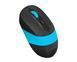 Миша бездротова A4Tech Fstyler FG10S (Blue), безшумна, USB, колір чорний+блакитний FG10S (Blue) 1604568 фото 2